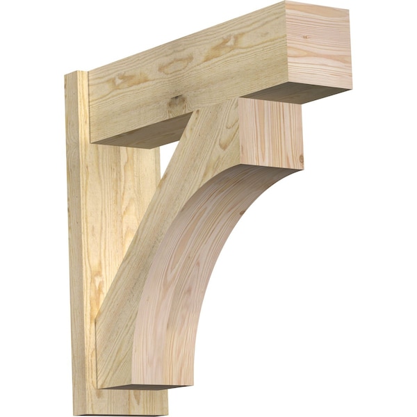 Ekena Millwork Westlake Block Rough Sawn Outlooker, Douglas Fir, 8"W x 28"D x 28"H OUT08X28X28WTL05RDF - main